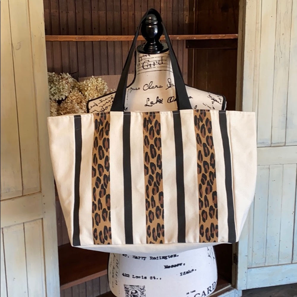 Leopard Print Tote
